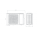 Haier išorinis blokas 5,2 kW 1U50S2SJ2FA Haier išorinis blokas 5,2 kW 1U50S2SJ2FA