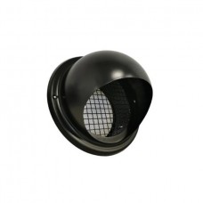 Vėdinimo lauko grotelės JUODOS 125mm, su gaubtu Vėdinimo lauko grotelės JUODOS 125mm, su gaubtu